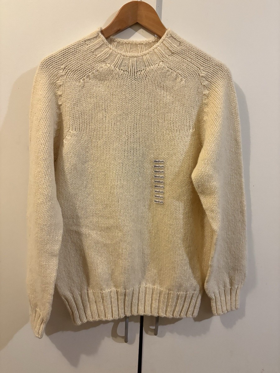 Filson 3GG Crewneck Sweater 20067987 CC Natural Off Cream Crew MADE IN  SCOTLAND - Main Image