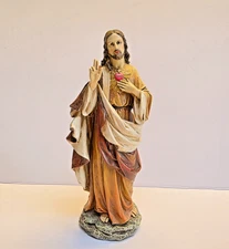 Sacred Heart of Jesus 2005 Roman, Inc Resin Figurine/Statue 10"