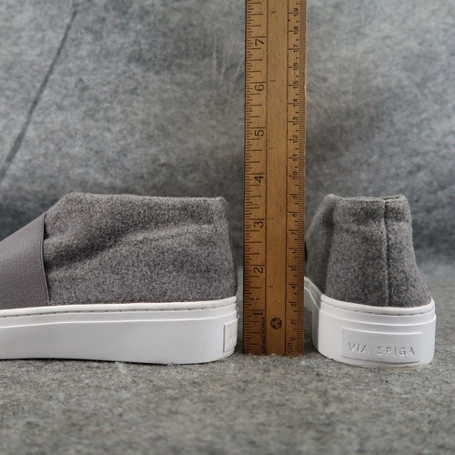 Via Spiga Shoes Womens 5.5 Sneakers Slip On Fashion Sayer Casual Felt Lifestyle - Picture 6 of 15