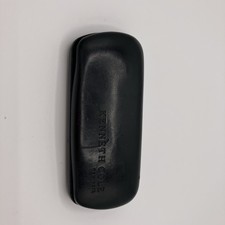 Kenneth Cole Black Faux Leather Sunglasses Case Authentic Velvet Lined
