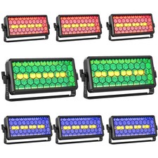 10x 180W RGB COB LED Wall Wash Light Strobe DMX512 Stage Beam Light Party Light
