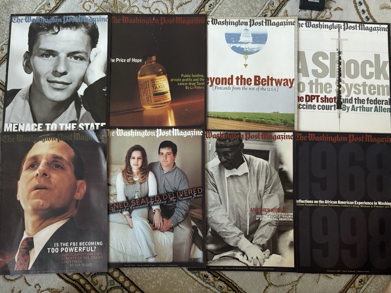51 Washington Post Magazines From 1998, 1999