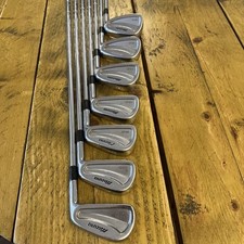 SUPERB SET OF MIZUNO MP-30 IRONS, 4-PW, STIFF FLEX STEEL SHAFT, NEW GRIPS