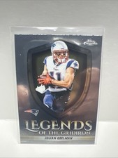 2025 Topps Chrome Football Legends of Gridiron Julian Edelman Log-24