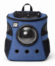 Travel Cat Fat Cat Airline Approved Bubble Backpack Carrier Navy Up to 25 lbs
