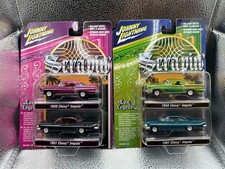 Johnny Lightning 1958 1961 Chevy Impala Scrapin Version A And B Lot Of 2