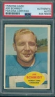1960 Topps Football #46 JOE SCHMIDT Signed Autographed Card HOF PSA/DNA