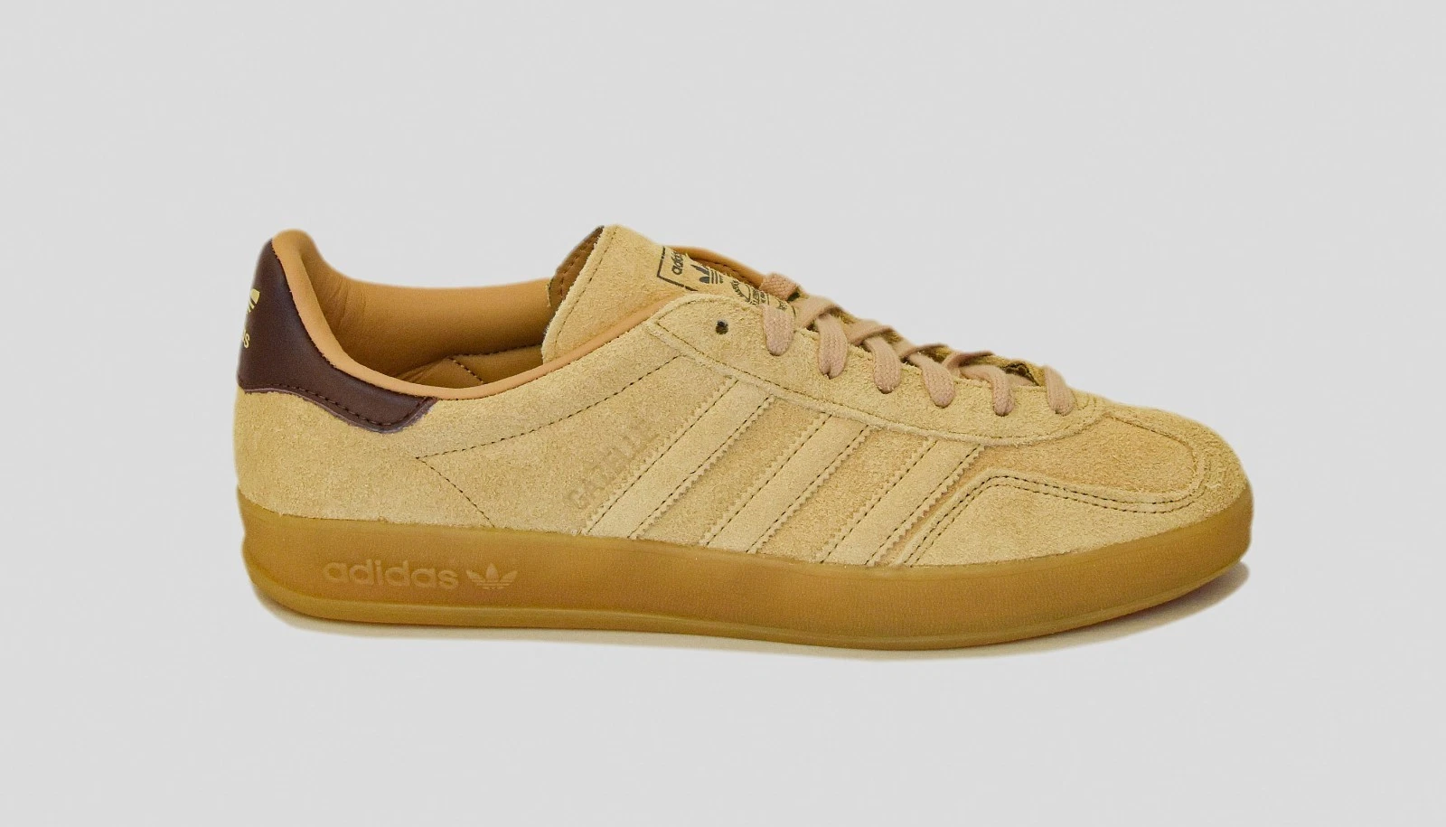 ADIDAS GAZELLE INDOOR GOLDEN BEIGE SIZES 8 8.5 9 9.5 10 10.5 11 ORIGINALS JQ8400