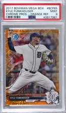 2017 Bowman Mega Box Orange Refractor /25 Kyle Funkhouser #BCP85 PSA 9 MINT 4al
