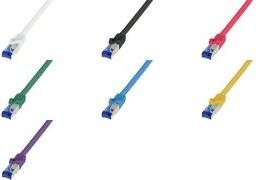 LogiLink Cavo Patch Premium Cat.8.1 – 10 Metri, Blu, Per Reti 40G Base-T, PoE++