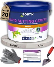 Cement Ready Mixed for Outdoor Use, Waterproof, Quick Dry - Concrete Mix Grey 