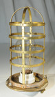 Antique BRASS guard Steam Punk light fixture Industrial bulb guard HTP Co. — photo 3