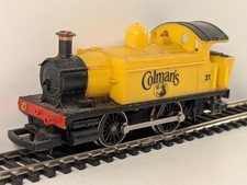 Hornby R155 OO Gauge Holden Class 101 0-4-0T “Colman’s” Yellow Loco – Faults