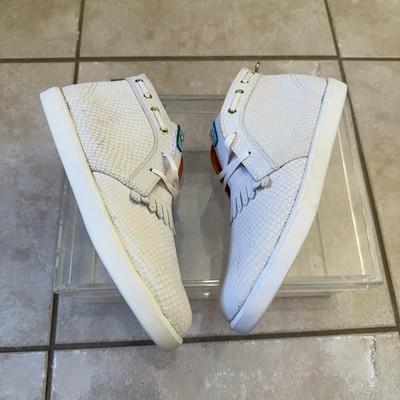 Diamond Supply X Ibn Jasper Sneakers Size 9.5 Signed Acrylic Box By Nicky & IBN