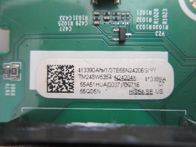 Hisense 55QD5N Main Board 413390 (RSAG7.820.13684/ROH) | eBay