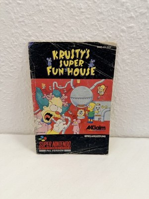 Krusty's Super Fun House - Super Nintendo - SNES - Nur Anleitung