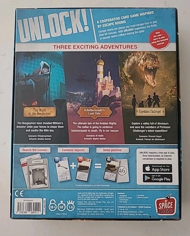 2 Unlock! Exotic Adventures Escape Card Games Scheherazade's Challenger (GSHF1) - Image 3 of 4