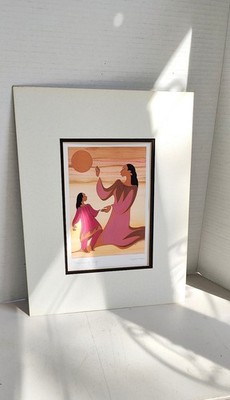 Ioyan Mani Maxine Noel Dance of Life Sioux Native Art Print 11x14 Signed