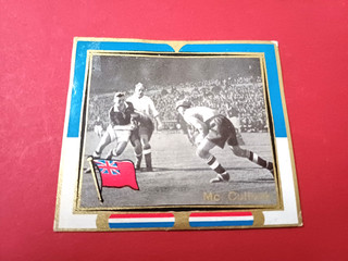 Altes Fußball Bild mit Mc. Cullock von Schottland vor 1940