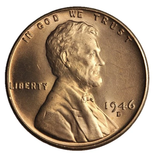 GEM BU RED 1946-D LINCOLN WHEAT CENT PENNY *UPGRADE YOUR ALBUM!*