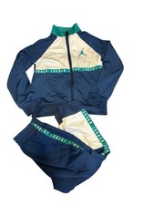 Nike Jordan Blue And Cream Two Piece Tracksuit Set, Baby Boy Toddler Size 4T