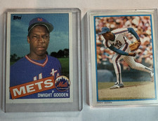 PRISTINE 1985 TOPPS DWIGHT GOODEN #620 (RC)+ TOPPS 1985 ALL-STAR SET CARD NO 38