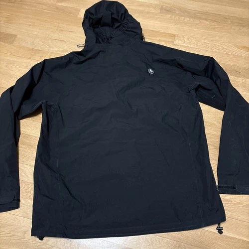 Marmot Minimalist Gore-Tex Rain Jacket Men’s Size  XXL- Black Hooded 2XL Used image 16