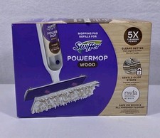 Swiffer PowerMop Wood Mopping Pad Refills 8 Count Floor Cleaning