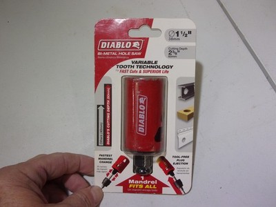 NEW DIABLO  1-1/2''  BI-METAL HOLE SAW    # DHS1500  ..