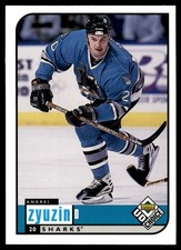 1998-99 UD Choice Andrei Zyuzin San Jose Sharks #179