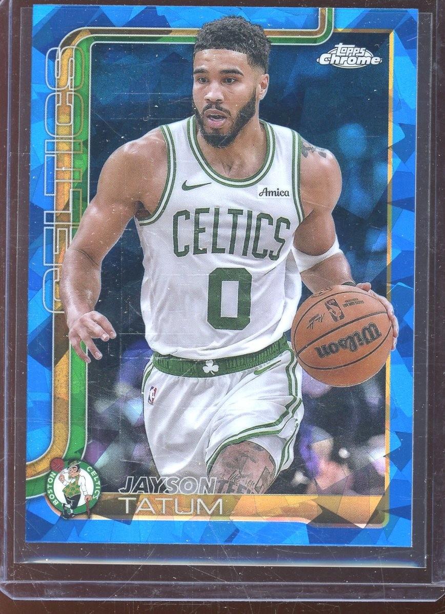 Jayson Tatum 2025/26 Topps Chrome Sapphire #49
