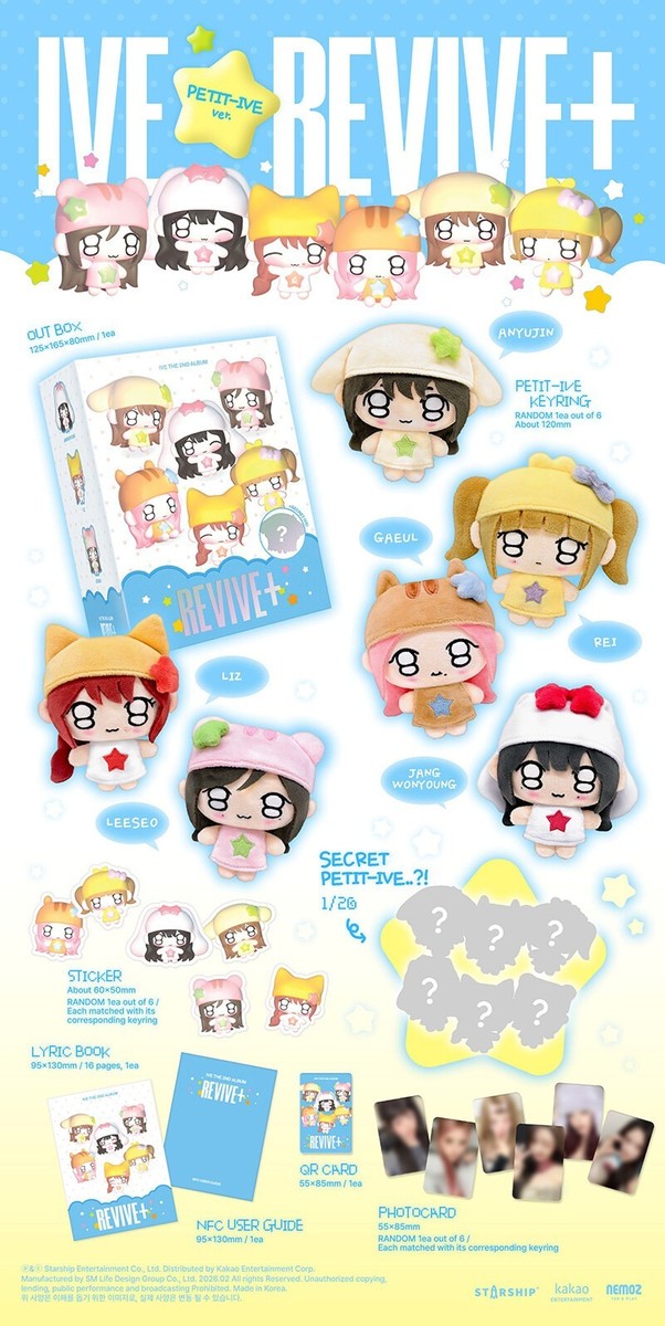 IVE (JANGWONYOUNG) THE 2ND ALBUM : REVIVE+ [PETIT-IVE ver.] Doll