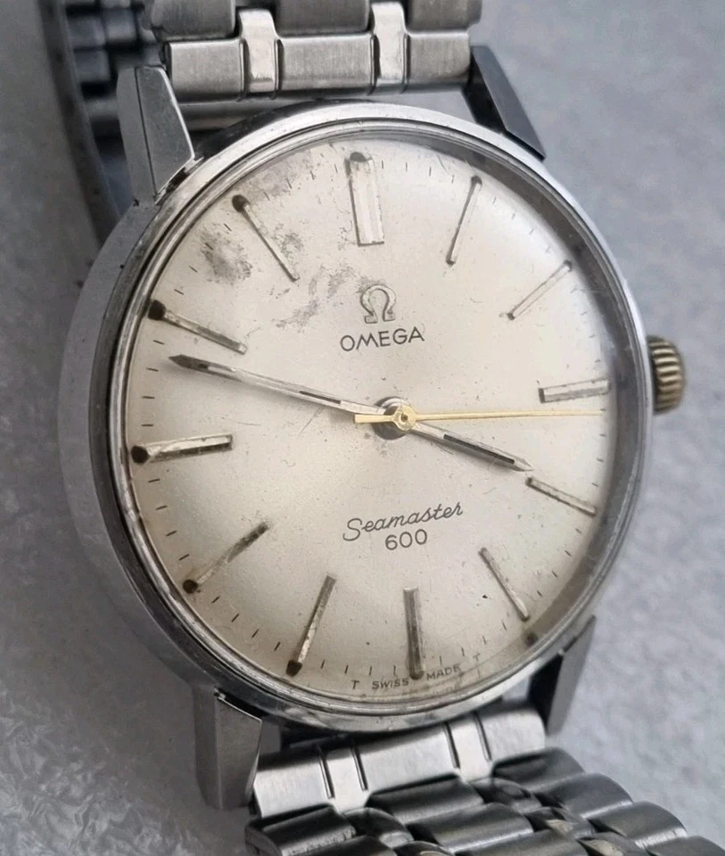 60s Omega Seamaster 600 (Cal 601) Vintage Watch Swiss - Image 3 of 4