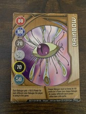 Rainbow 19/48b BA214-GA-SM-GBL Bakugan Battle Brawlers Metal Gate Card 2008