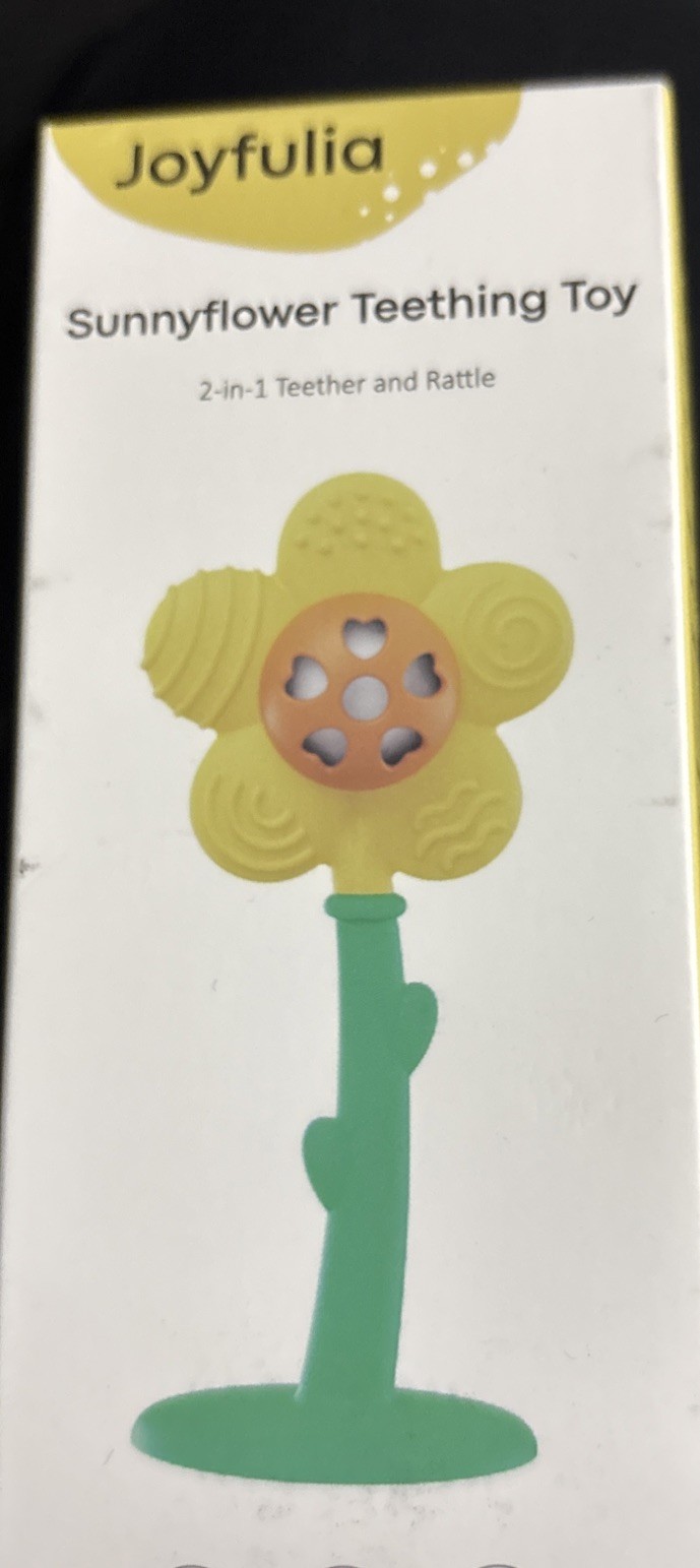 3-6 Months, Teether And Sensory Rattle 0-6 Months Yellow