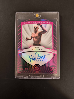 Oktagon MMA Max Holzer  Card Auto  6/10 Trading Card
