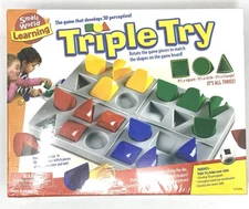 Small World Learning Triple Try Educational 3D Perception Game Ages 4+ NEW