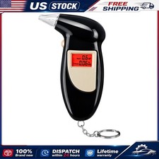Digital LCD Breathalyzer Portable Breath Analyzer Alcohol Tester Analyzer