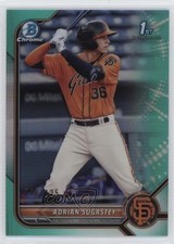 2022 Bowman Chrome Prospects Aqua Refractor 22/125 Adrian Sugastey #BCP-19 12yh