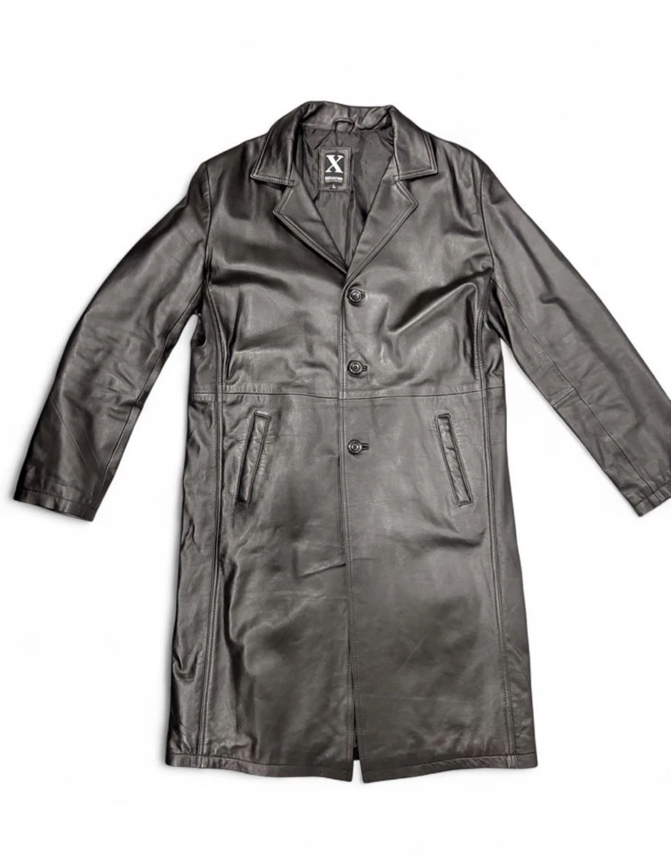 Leather Outer Shell Coats, Jackets & Vests Trench Coats for Men