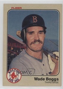 1983 Fleer Wade Boggs #179 Rookie RC HOF
