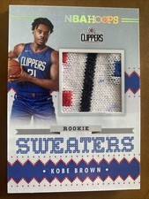 2023-24 Panini NBA Hoops Kobe Brown Rookie Sweaters #RSW-KBR MEM