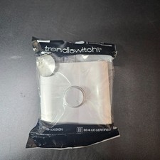 Trendiswitch Modern Glossy Tactile 1 Way 500w LED Dimmer Switch Saintliness Stee