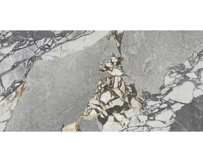 Feinsteinzeug Wand- und Bodenfliese Gravel Stone 60 cm x 120 cm x 0,9 cm matt ti