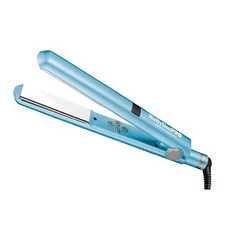 BABYLISSPRO NANO TITANIUM 1 INCH FLAT IRON HAIR STRAIGHTENER - BLUE