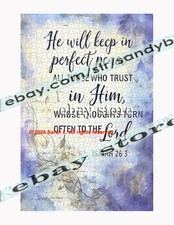 1000 piece jigsaw puzzle Isaiah Faith christian peace