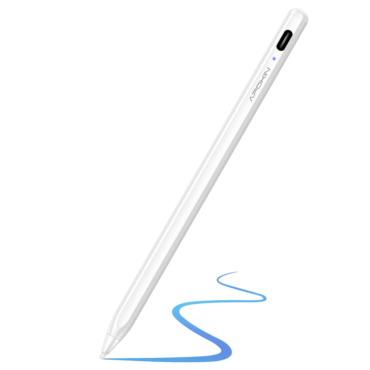 Stylet actif compatible iPad Android stylo numérique ultrafin batterie 8h