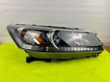 Honda Accord 2013-2015 Headlight Halogen W Led Bar Rightrh Oem