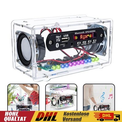 DIY Elektronik Löten Bausatz, FM Radio Bluetooth Lautsprecher Kit, Fernbedienung