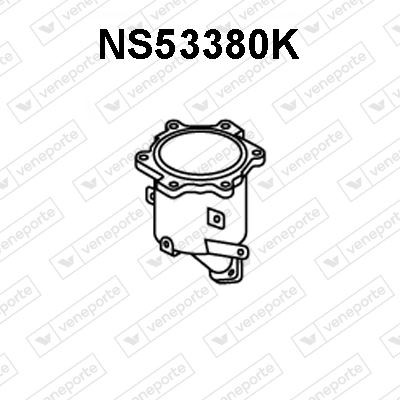 Catalyseur Nissan Micra III et Note 1.4 en acier inoxydable de qualité supérieure
